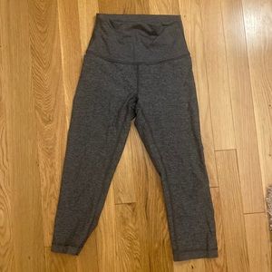 Lulu Lemon Grey Capris Leggings